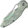 Kansept Echis Framelock Green Titanium Folding Knife