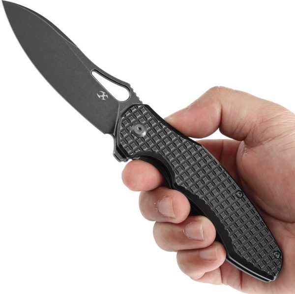 Kansept Echis Framelock Black Frag CPM S35VN