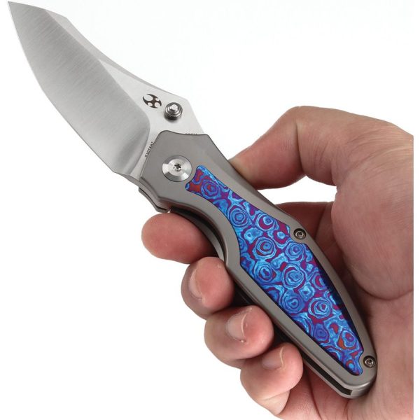Kansept Baba Yaga Framelock Timascus CPM-20CV