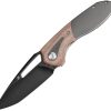Kansept Thoth Bolster Lock Brown Micarta