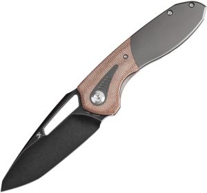 Kansept Thoth Bolster Lock Brown Micarta