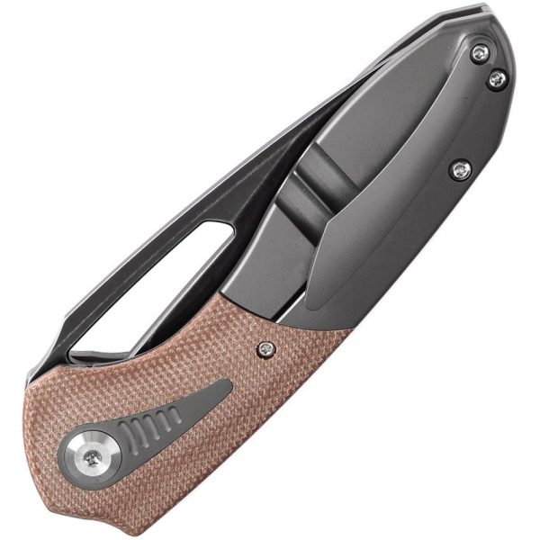 Kansept Thoth Bolster Lock Brown Micarta