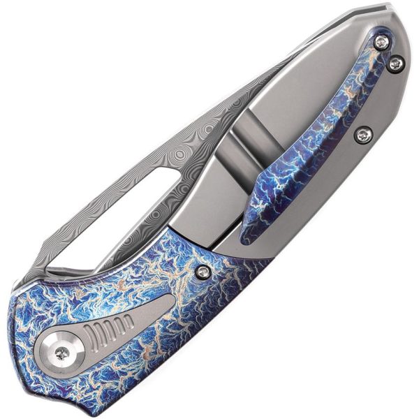 Kansept Thoth Bolster Lock Damascus Lightning