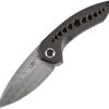 Kansept ODD 21 Framelock Damascus Black Bronze