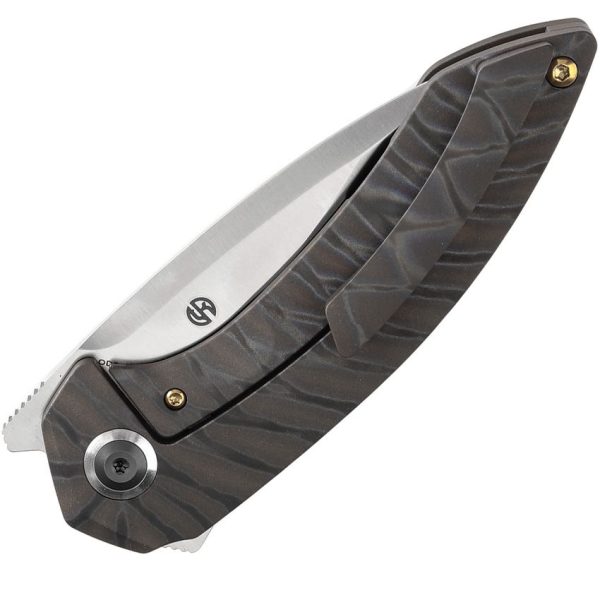 Kansept ODD 21 Framelock Flame Anodized