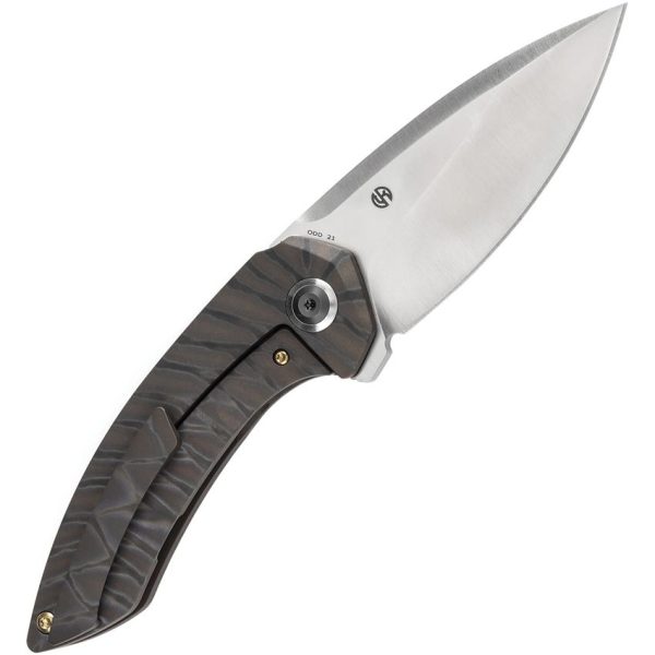 Kansept ODD 21 Framelock Flame Anodized