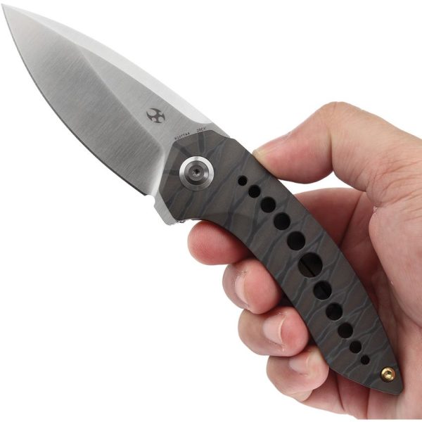 Kansept ODD 21 Framelock Flame Anodized