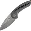 Kansept ODD 21 Framelock Damascus Flame