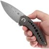 Kansept ODD 21 Framelock Damascus Flame