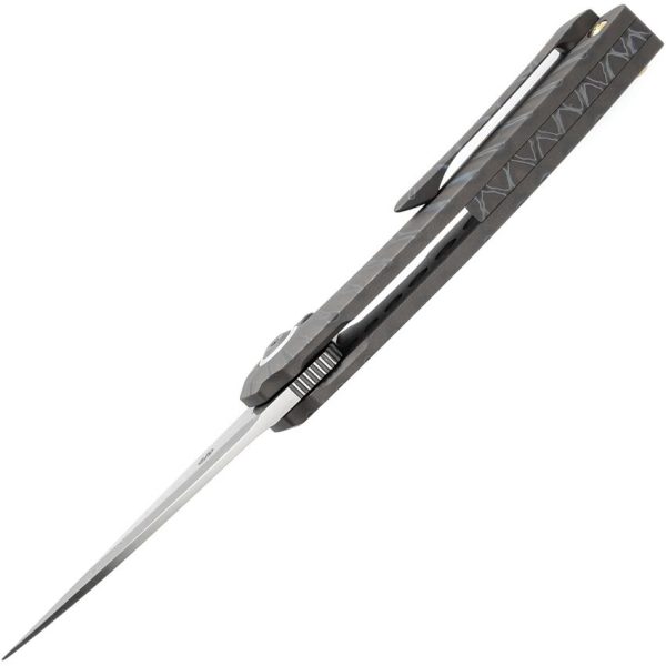 Kansept ODD 21 Framelock Damascus Flame