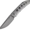 Kansept Tarkin Framelock Damascus Holes Titanium