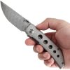 Kansept Tarkin Framelock Damascus Holes Titanium