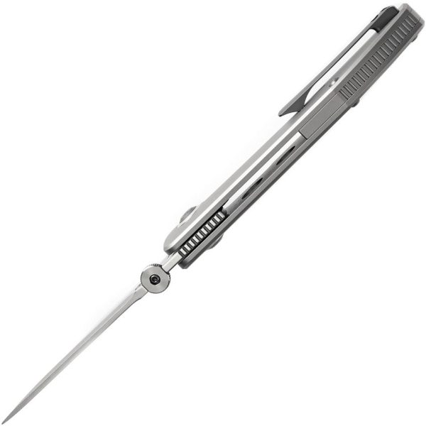 Kansept Tarkin Framelock Damascus Holes Titanium