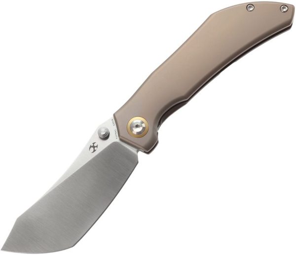 Kansept Tipper Framelock Bronze Titanium S35VN