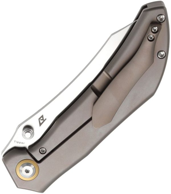 Kansept Tipper Framelock Bronze Titanium S35VN