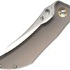 Kansept Tipper Framelock Bronze Titanium S35VN