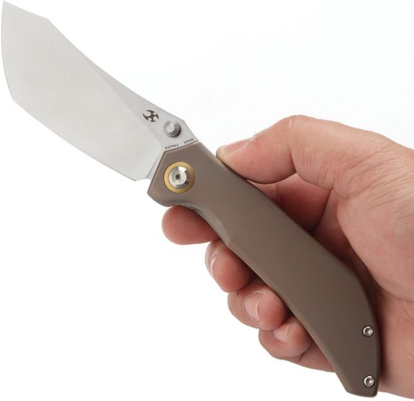 Kansept Tipper Framelock Bronze Titanium S35VN