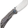 Kansept Tipper Framelock Tiger Stripe Damascus