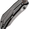 Kansept Tipper Framelock Black S35VN Bronze Accents