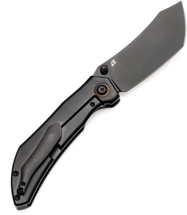 Kansept Tipper Framelock Black S35VN Bronze Accents