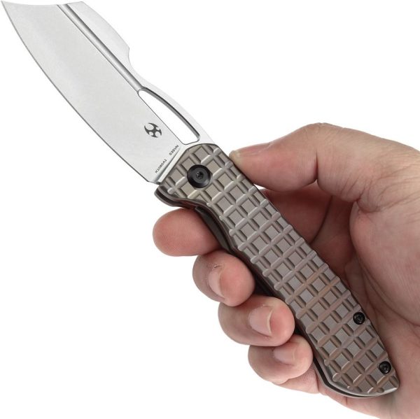 Kansept Cybin Framelock Bronze Titanium S35VN