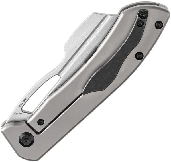 Kansept Cybin Framelock BB Ti Stonewash S35VN