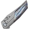 Kansept Deadite Framelock Lightning Damascus Titanium