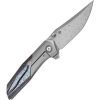 Kansept Deadite Framelock Lightning Damascus Titanium