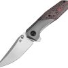 Kansept Deadite Framelock CPM S35VN Lava Flow Carbon Fiber