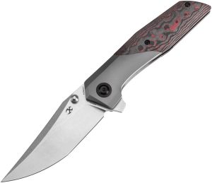 Kansept Deadite Framelock CPM S35VN Lava Flow Carbon Fiber