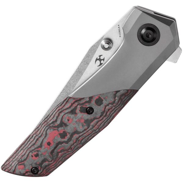 Kansept Deadite Framelock CPM S35VN Lava Flow Carbon Fiber