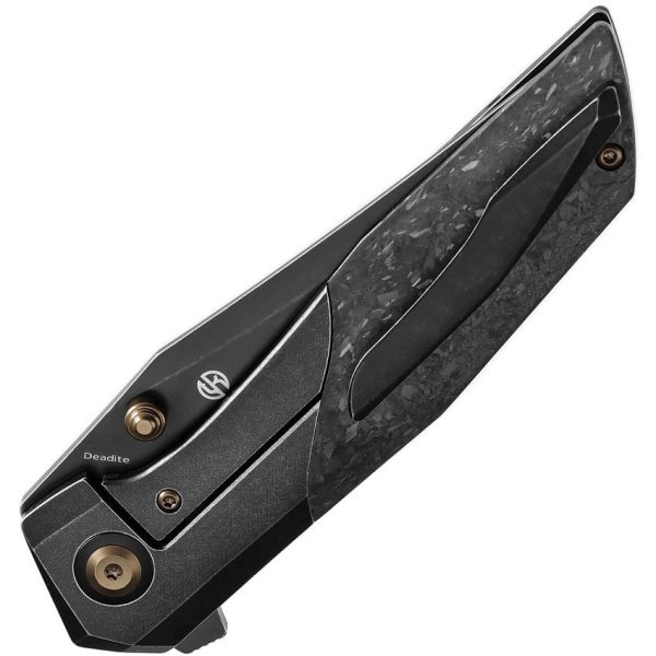Kansept Deadite Framelock Black Stonewash Shredded CF