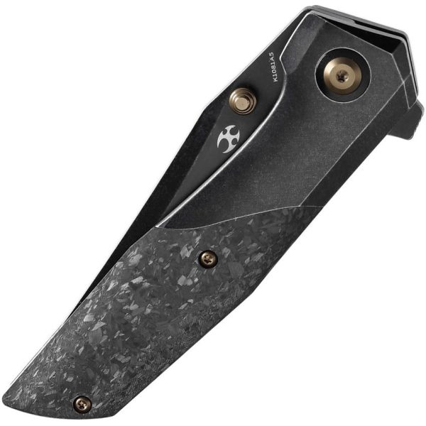Kansept Deadite Framelock Black Stonewash Shredded CF
