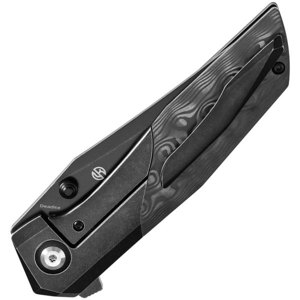 Kansept Deadite Framelock Black Stonewash Rose CF