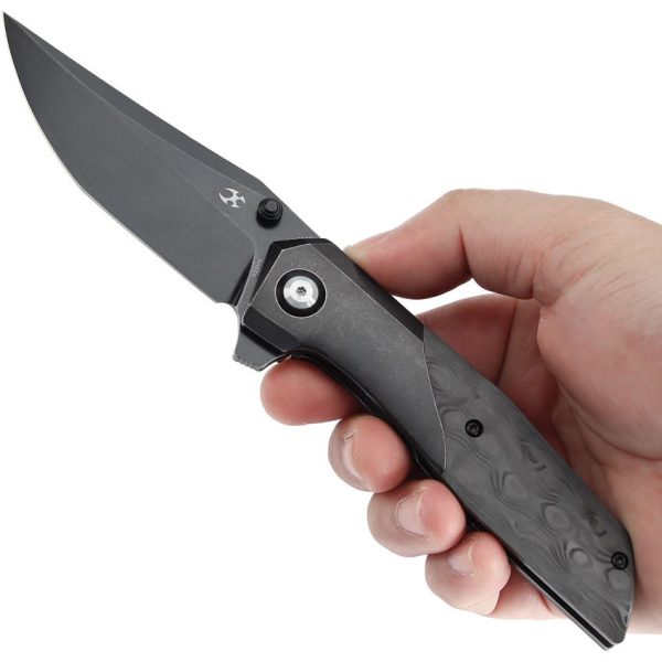 Kansept Deadite Framelock Black Stonewash Rose CF