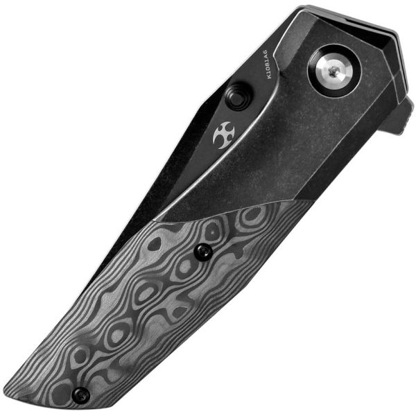 Kansept Deadite Framelock Black Stonewash Rose CF