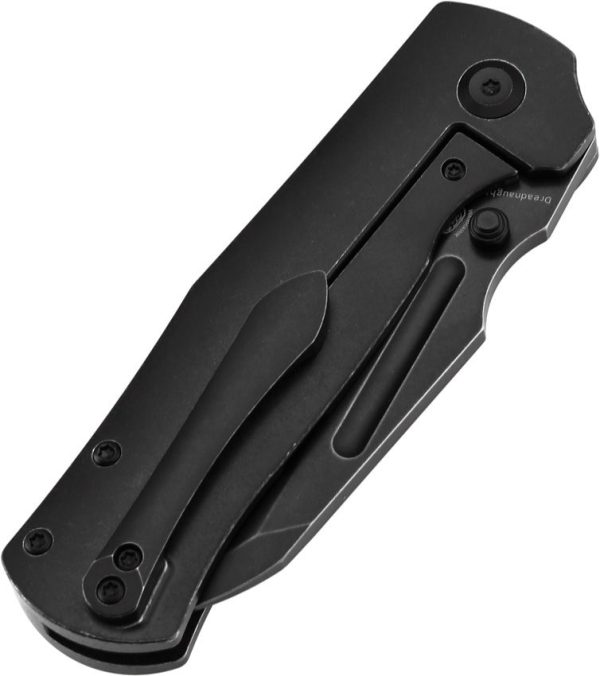 Kansept Dreadnaught Framelock Cleaver Black Stonewash