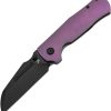 Kansept Dreadnaught Framelock Cleaver Purple Titanium