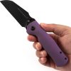 Kansept Dreadnaught Framelock Cleaver Purple Titanium