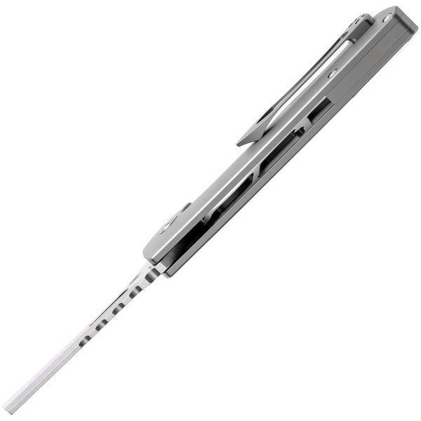 Kansept Superhawk Framelock Cleaver Bead Blast Titanium