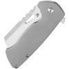 Kansept Superhawk Framelock Cleaver Bead Blast Titanium