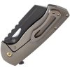 Kansept Superhawk Framelock Cleaver Bronze Black Blade
