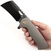 Kansept Superhawk Framelock Cleaver Bronze Black Blade