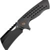 Kansept Superhawk Framelock BSW Cleaver - Titanium