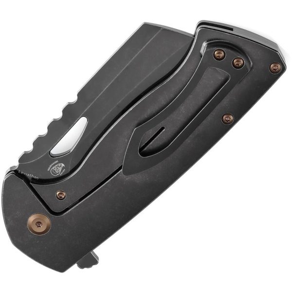 Kansept Superhawk Framelock BSW Cleaver - Titanium