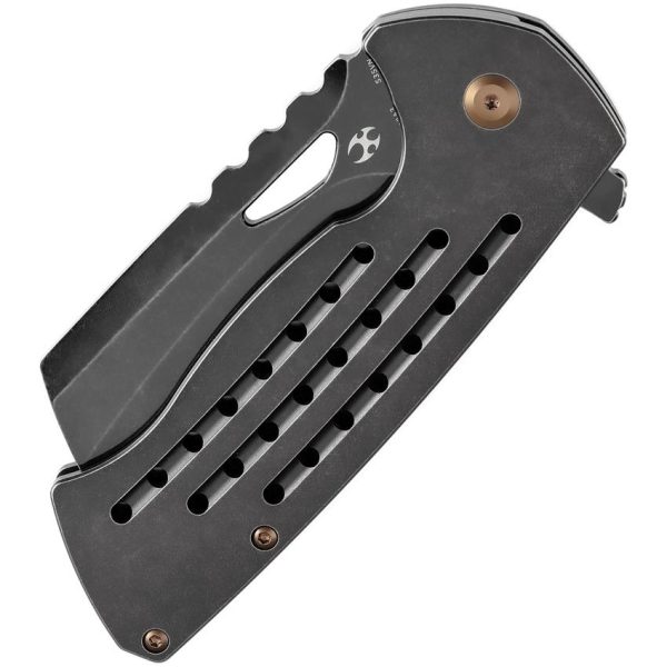 Kansept Superhawk Framelock BSW Cleaver - Titanium