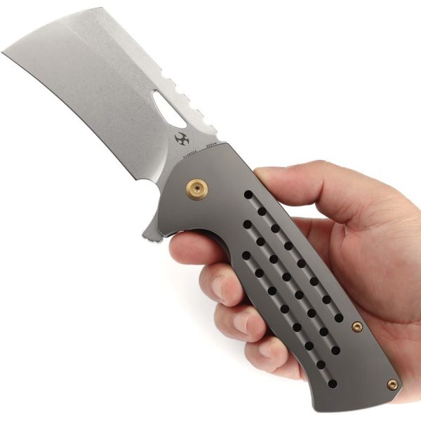 Kansept Superhawk Framelock SW - Bronze Titanium