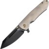 Kansept Superhawk Framelock Orange Peel Wharncliffe