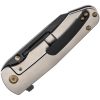 Kansept Superhawk Framelock Orange Peel Wharncliffe