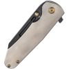 Kansept Superhawk Framelock Orange Peel Wharncliffe